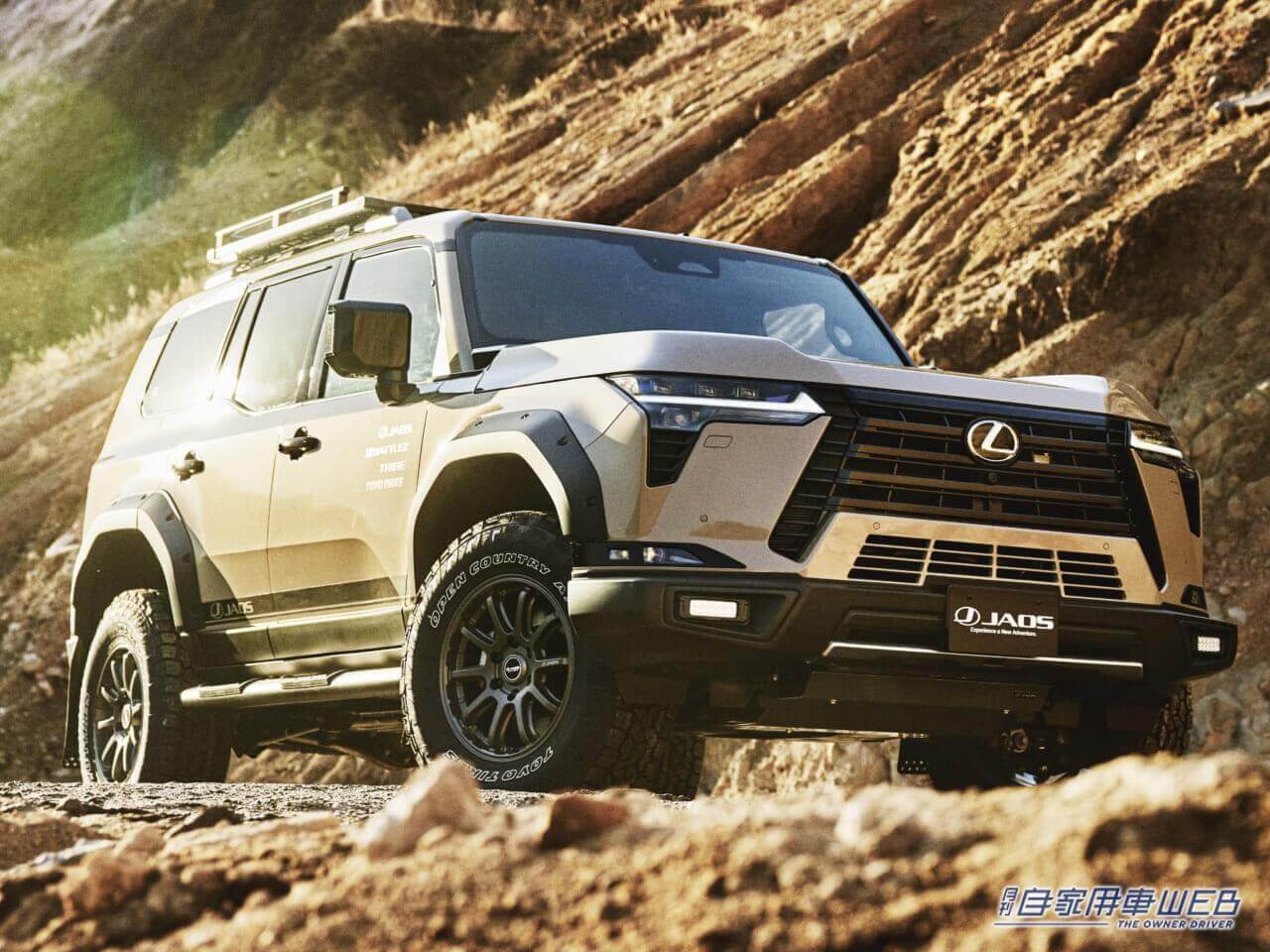 |レクサス、ジャオスと共同開発の新型「GX550“OVERTRAIL”」カスタマイズモデルを出展【東京オートサロン2024】