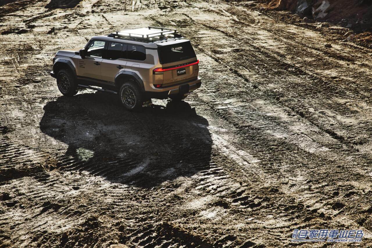 |レクサス、ジャオスと共同開発の新型「GX550“OVERTRAIL”」カスタマイズモデルを出展【東京オートサロン2024】