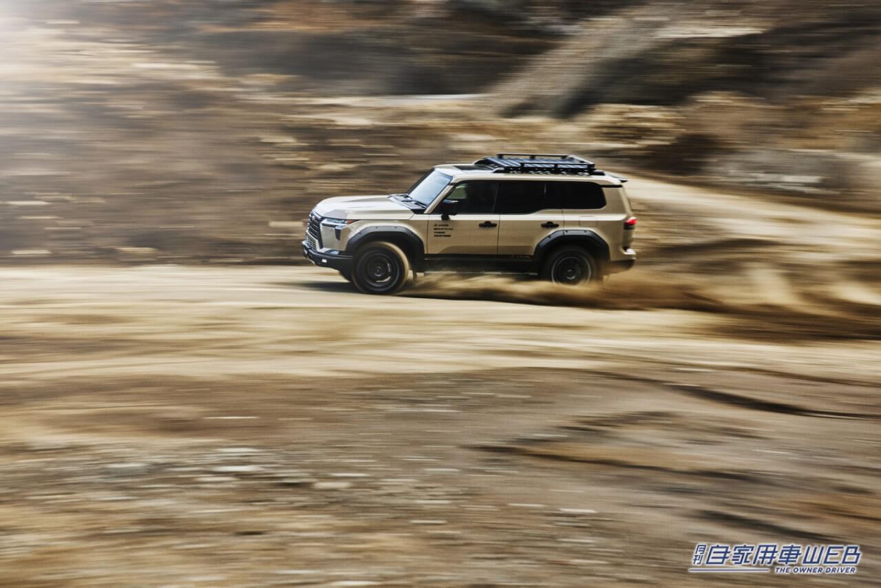 |レクサス、ジャオスと共同開発の新型「GX550“OVERTRAIL”」カスタマイズモデルを出展【東京オートサロン2024】