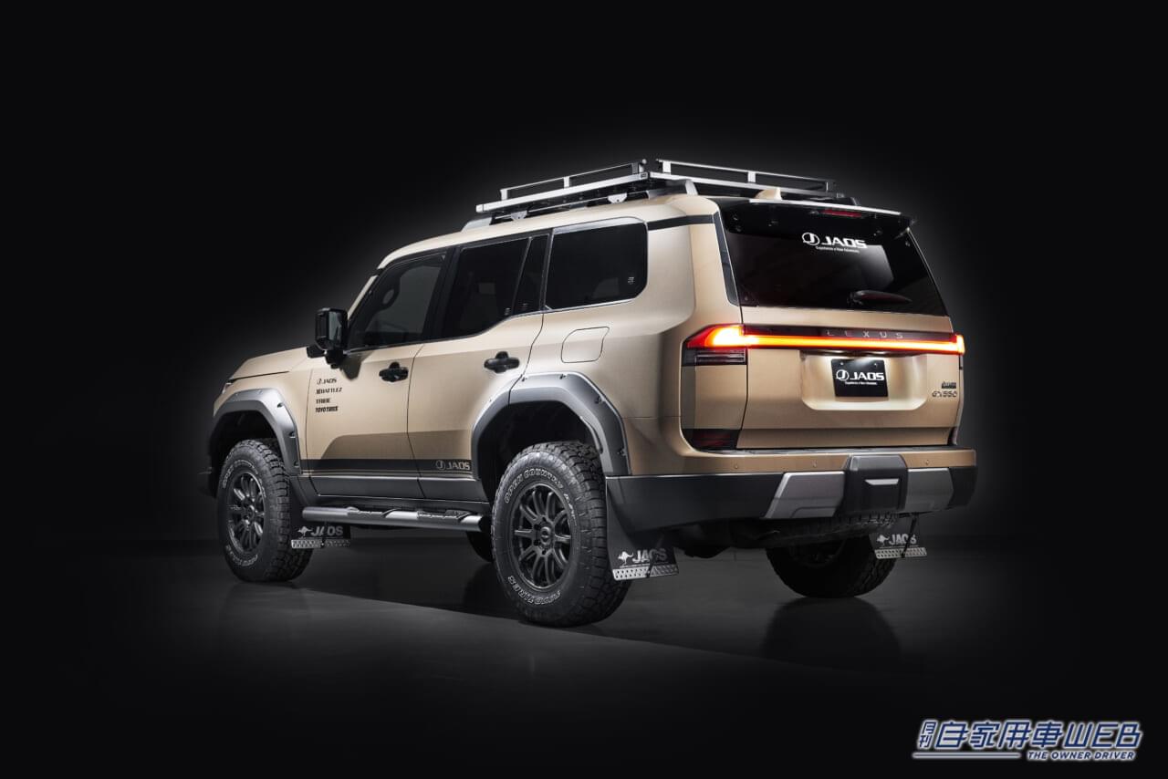 |レクサス、ジャオスと共同開発の新型「GX550“OVERTRAIL”」カスタマイズモデルを出展【東京オートサロン2024】