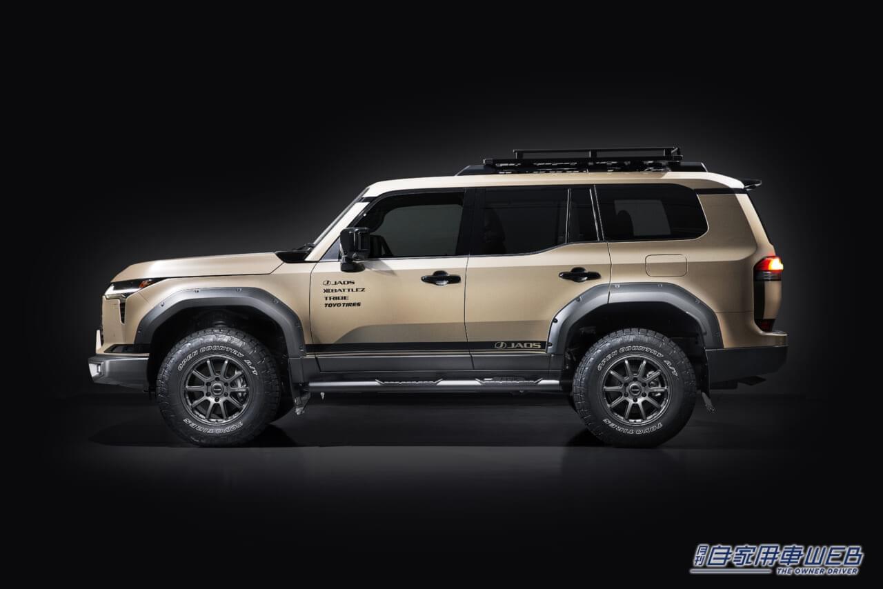 |レクサス、ジャオスと共同開発の新型「GX550“OVERTRAIL”」カスタマイズモデルを出展【東京オートサロン2024】