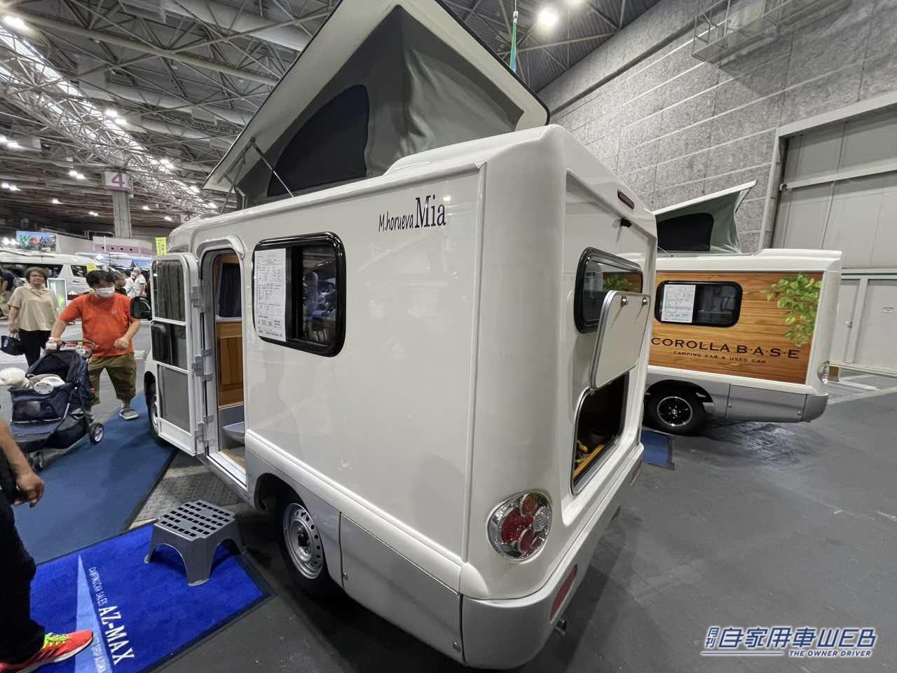 |レイアウト変更なしでベッドも使える! トヨタ タウンエースがベースのキャンパー