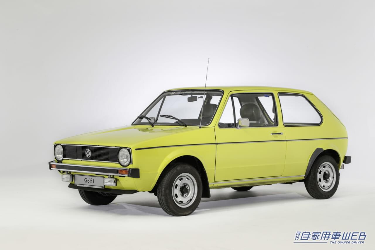 |「Golf」誕生50周年記念!初代「Golf」と前身となった「EA 276」コンセプトカーが展示!