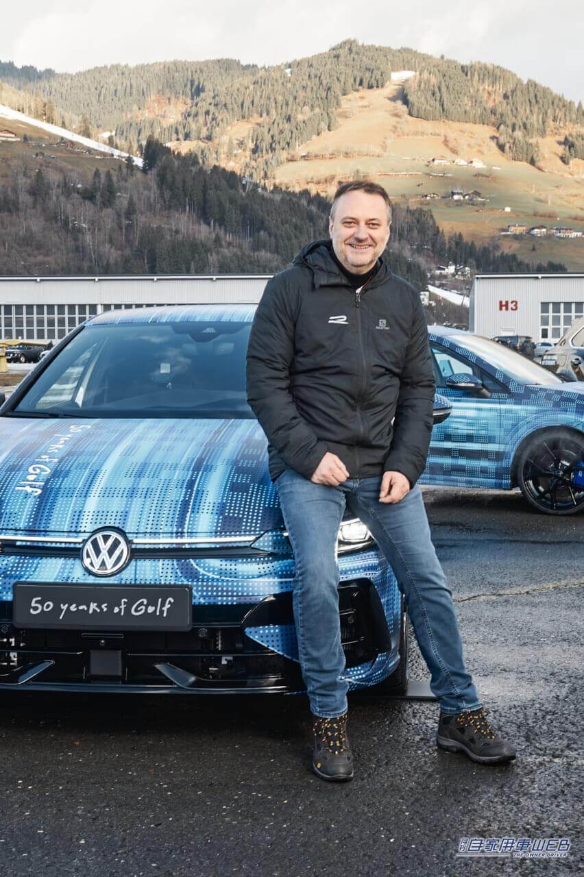 |オーストリアのアイスレースで 新型「ゴルフ R」のカモフラージュ車両公開!