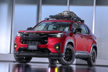 グリルに輝く「HONDA」エンブレムに刮目すべし! ホンダアクセス「WR-V」の最新カスタムマイズコンセプトを披露【東京オートサロン2024】