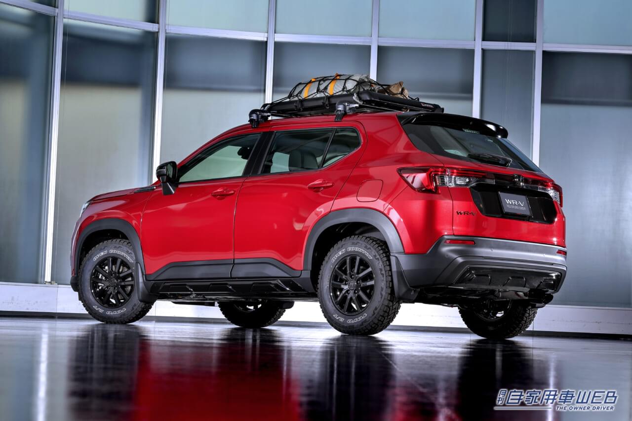 |グリルに輝く「HONDA」エンブレムに刮目すべし!  ホンダアクセス「WR-V」の最新カスタムマイズコンセプトを披露【東京オートサロン2024】