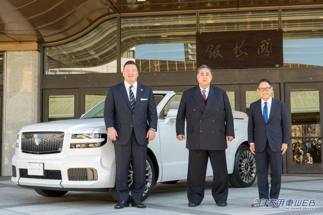 トヨタ、世界に1台の新型センチュリーのパレードカーをお披露目