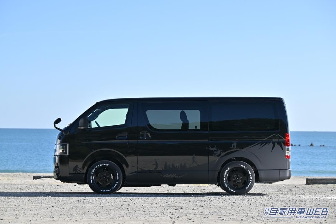 |コンセプトカーと同じパーツが販売!オグショー、ハイエースをベースにしたトランスポーター仕様のコンセプトカーを「釣りフェスティバル2024」に展示