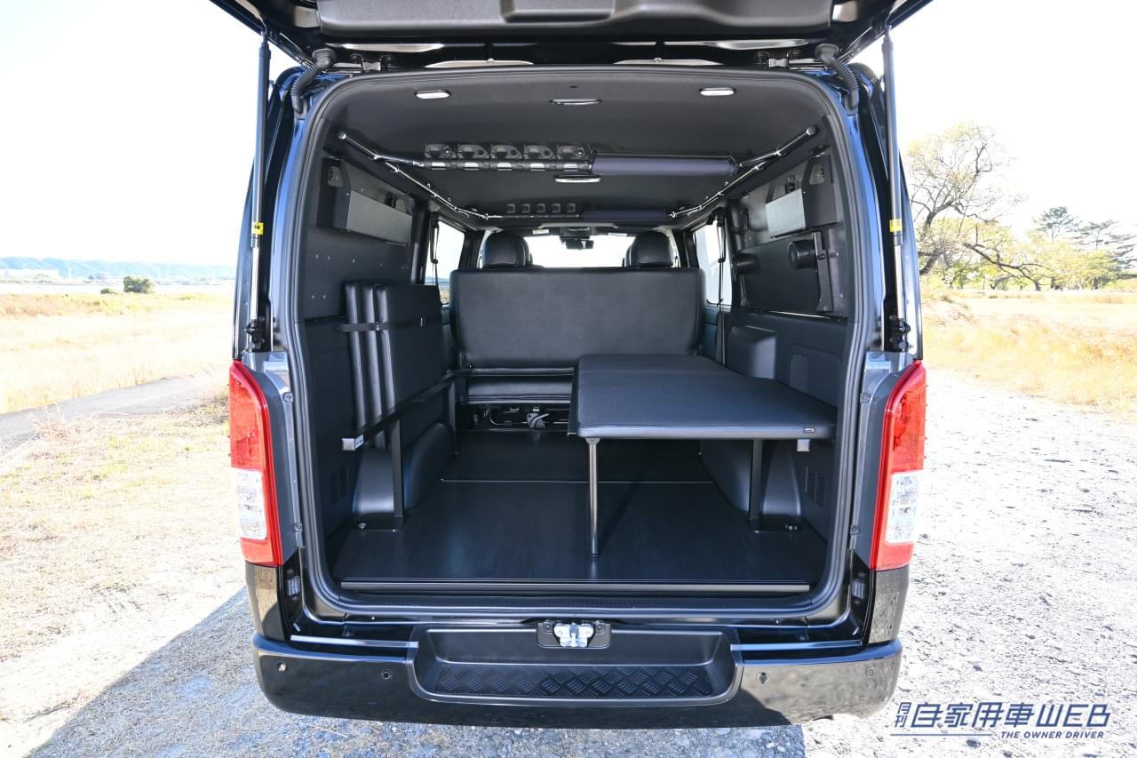 |コンセプトカーと同じパーツが販売!オグショー、ハイエースをベースにしたトランスポーター仕様のコンセプトカーを「釣りフェスティバル2024」に展示