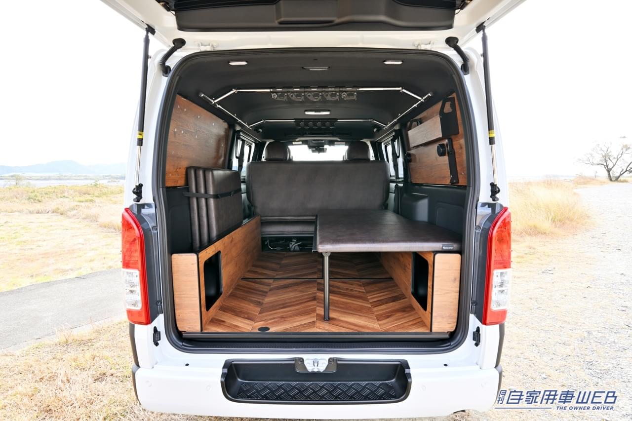 |コンセプトカーと同じパーツが販売!オグショー、ハイエースをベースにしたトランスポーター仕様のコンセプトカーを「釣りフェスティバル2024」に展示