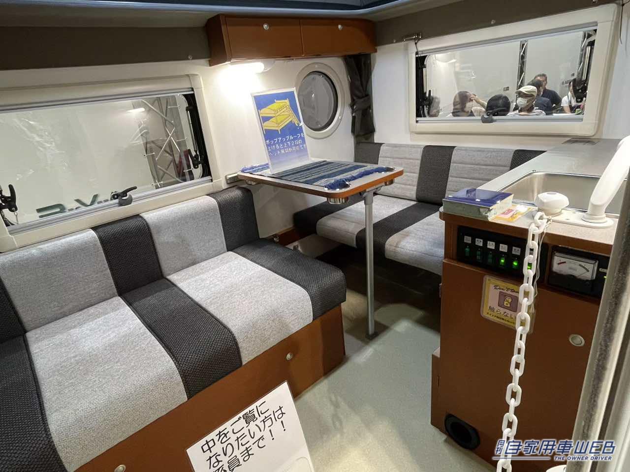 |軽トラックベースなのに車内は広い! 天井も高い! ダイハツ ハイゼットトラックがベースの軽キャンパー