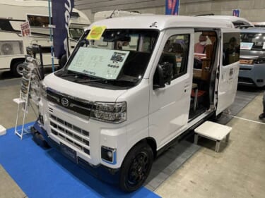 広さと装備のバランスが良いダイハツ アトレーがベースの軽キャンパー