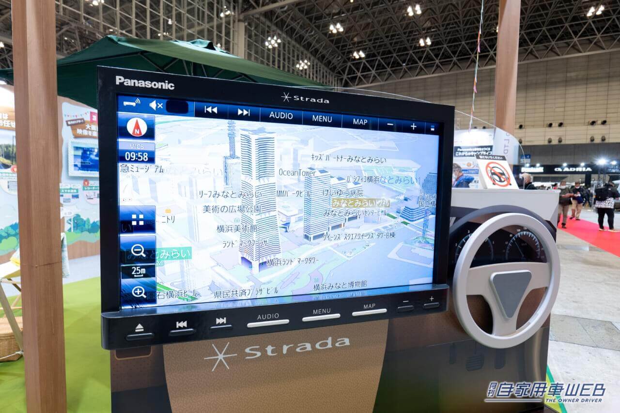 |ジャパンキャンピングカーショー2024「パナソニック」ブースリポート。「ストラーダ」のすべてがわかる!
