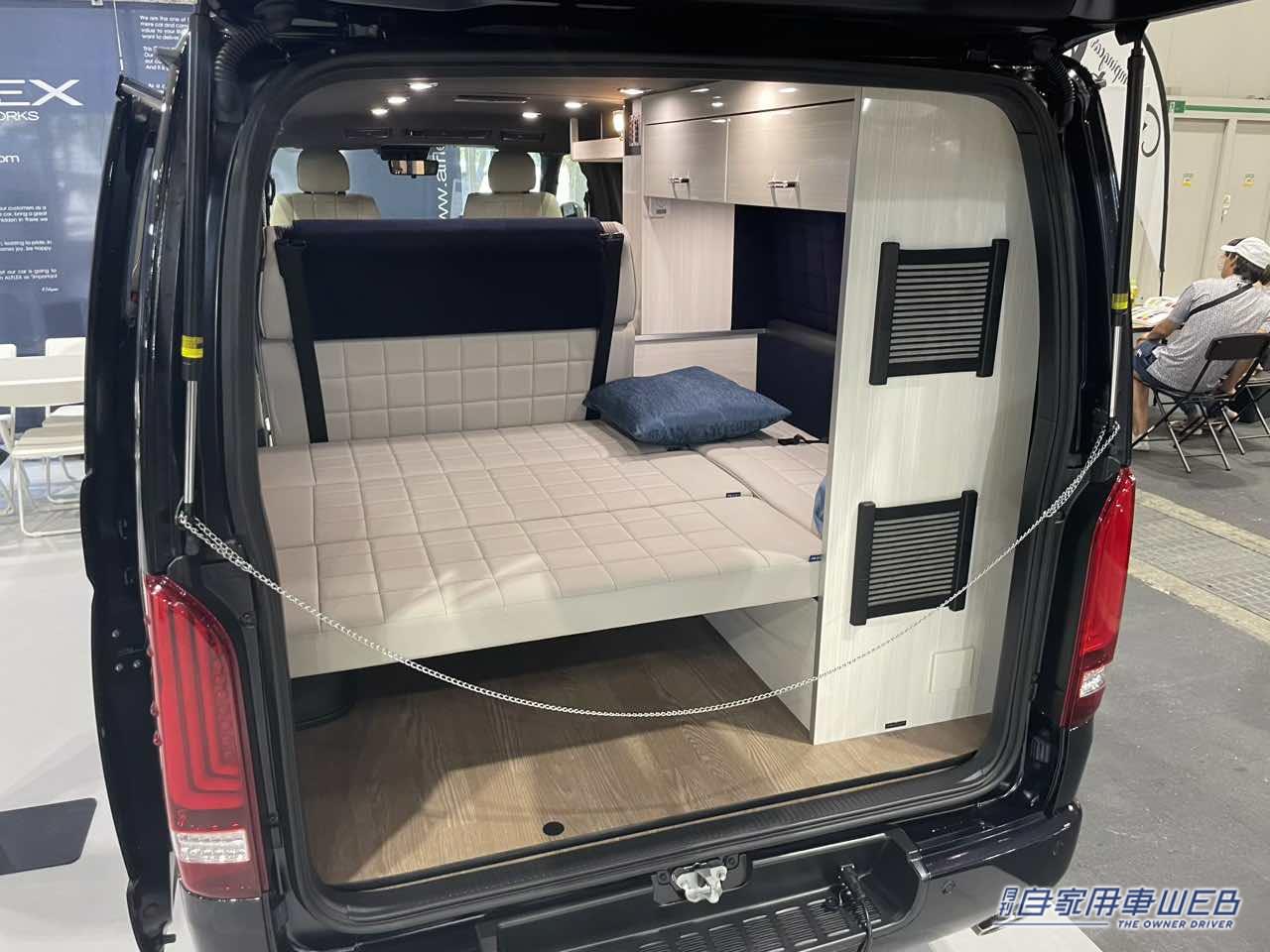 |高級感がありつつも派手すぎない! 落ち着く空間が魅力のトヨタ ハイエースがベースのキャンパー