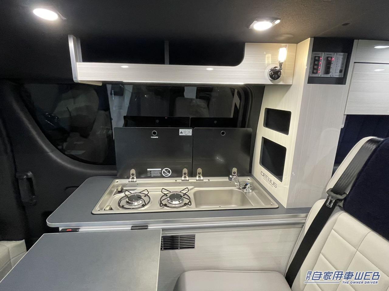 |高級感がありつつも派手すぎない! 落ち着く空間が魅力のトヨタ ハイエースがベースのキャンパー