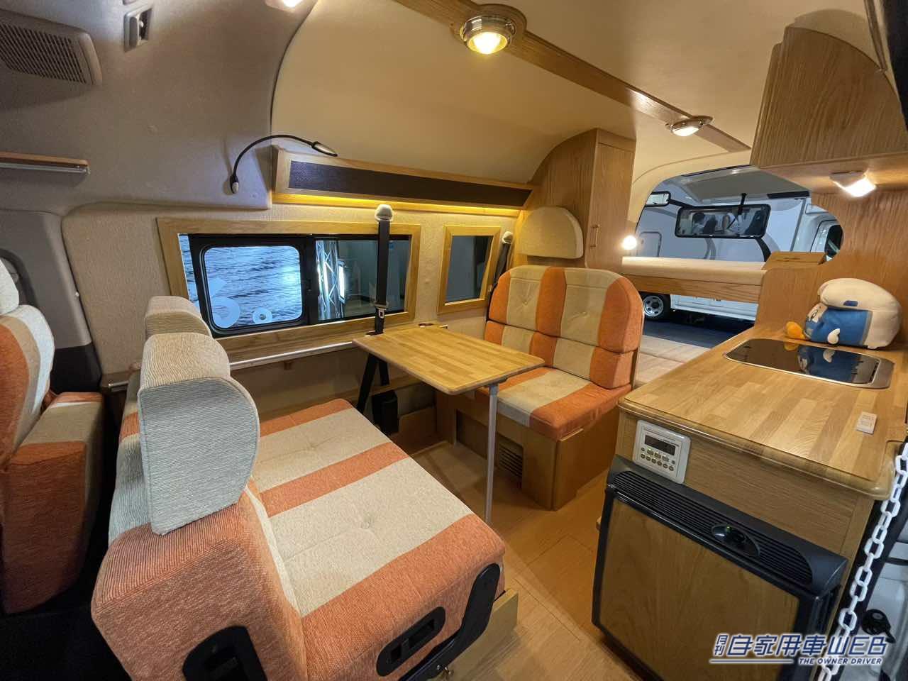 |快適な二段ベッドが後部に常設! トヨタ ハイエースがベースのキャンパー