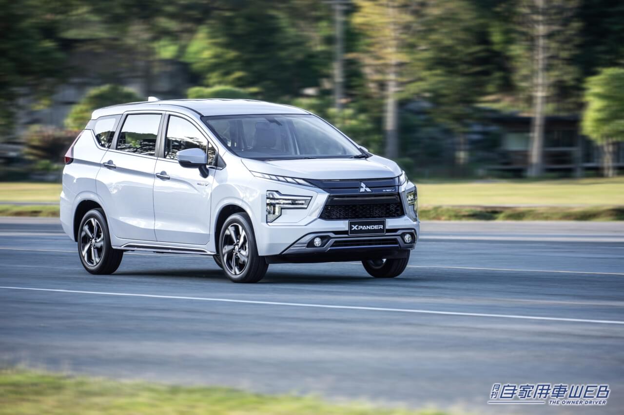 |デリカ顔のMPV!?日本導入を期待したくなる実力モデル 「エクスパンダー」と「エクスパンダー クロス」のHEVモデルが世界初公開