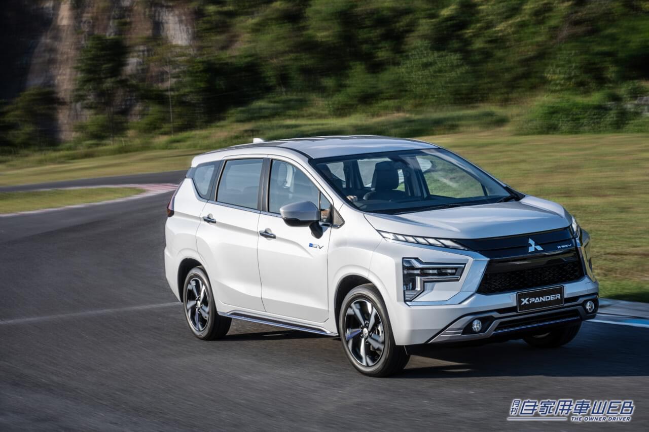 |デリカ顔のMPV!?日本導入を期待したくなる実力モデル 「エクスパンダー」と「エクスパンダー クロス」のHEVモデルが世界初公開