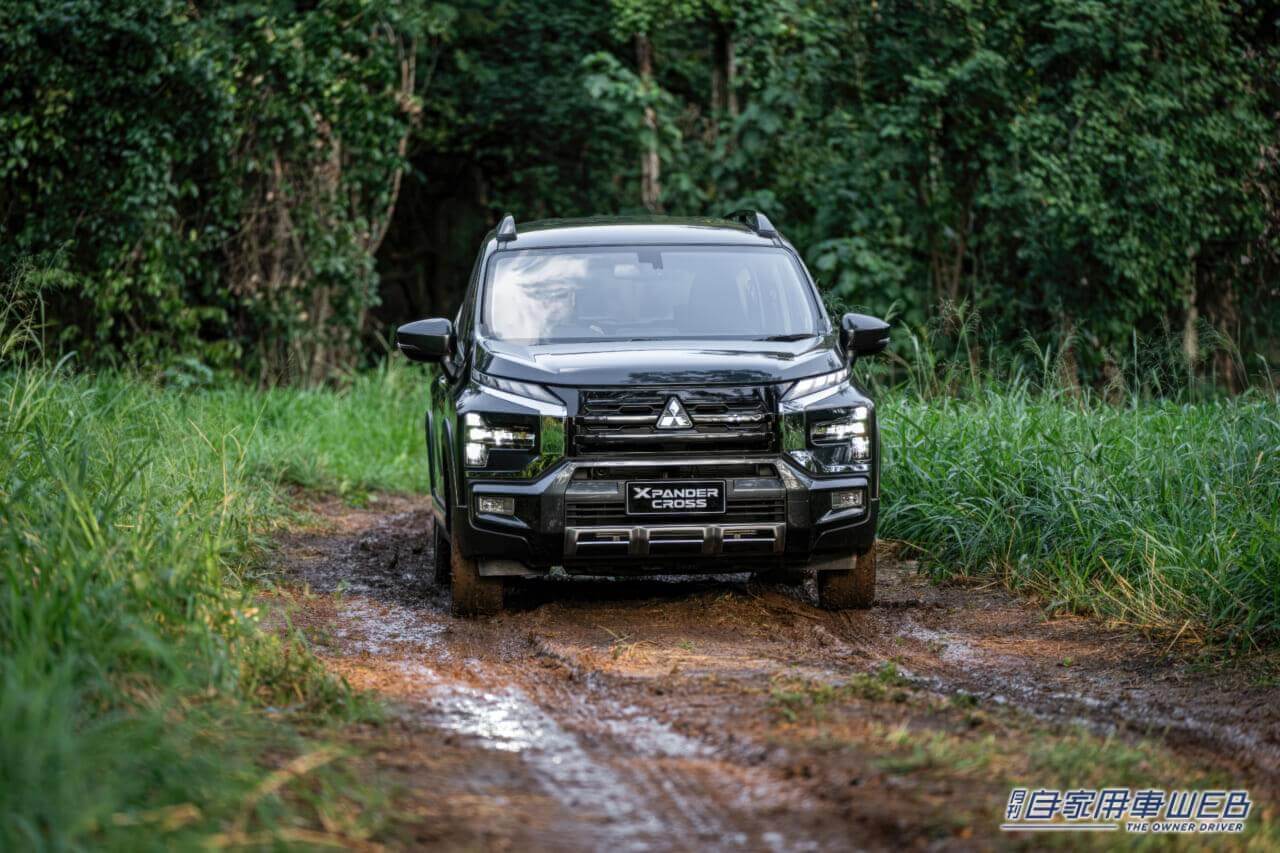 |デリカ顔のMPV!?日本導入を期待したくなる実力モデル 「エクスパンダー」と「エクスパンダー クロス」のHEVモデルが世界初公開