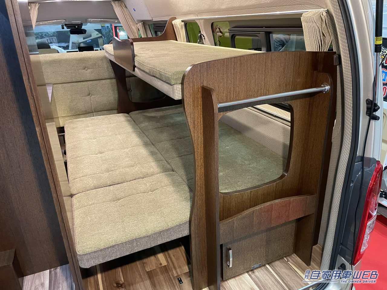 |家族で旅する「最強の相棒」多機能キャンパーの実力。最大「大人3人+子供3人」就寝可能。