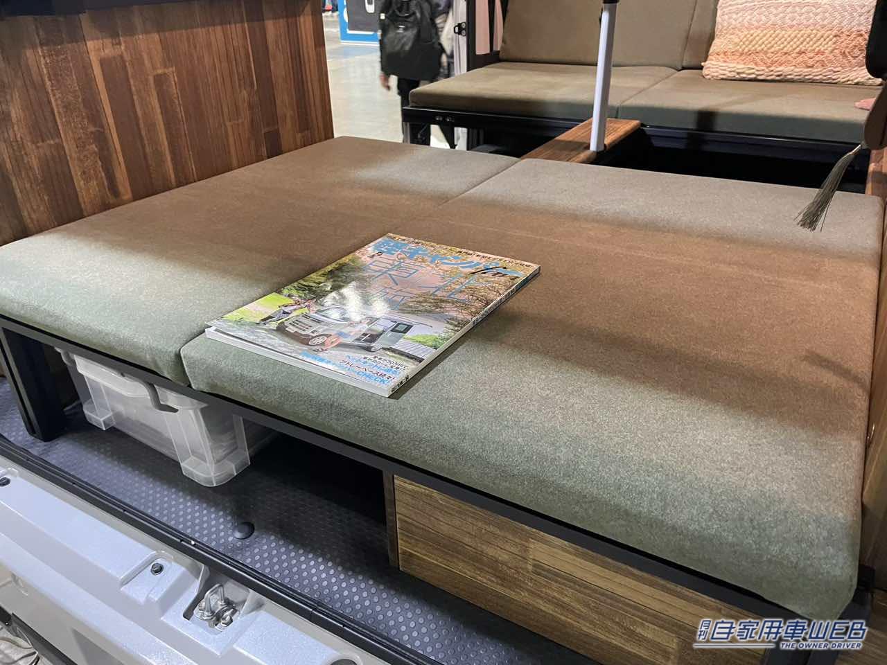 |広さと装備のバランスが良いダイハツ アトレーがベースの軽キャンパー