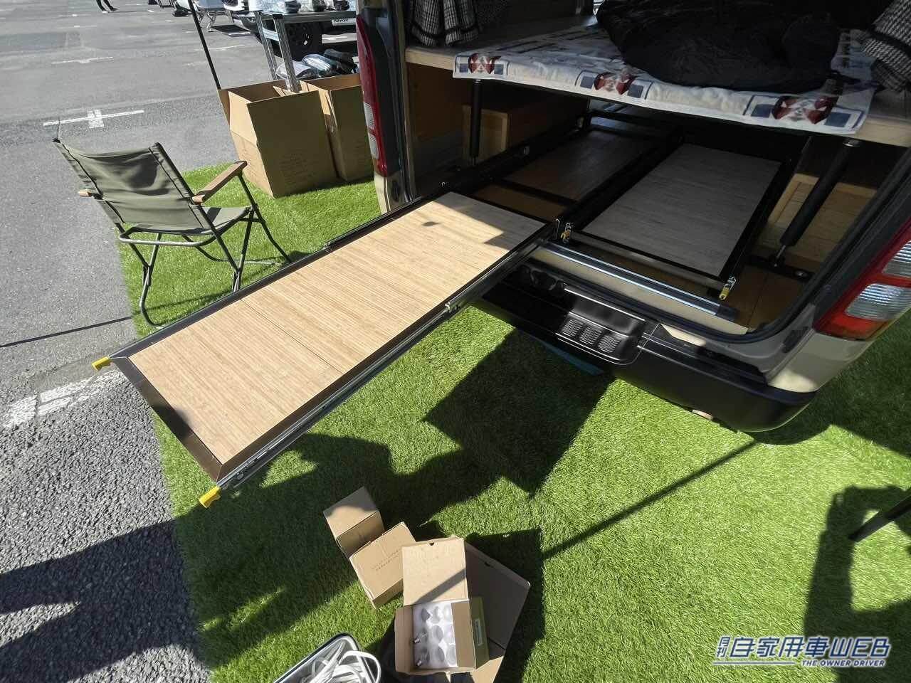 |この装備はマジで便利すぎる! 一度使ったら虜になるトヨタ ハイエースがベースのキャンパー