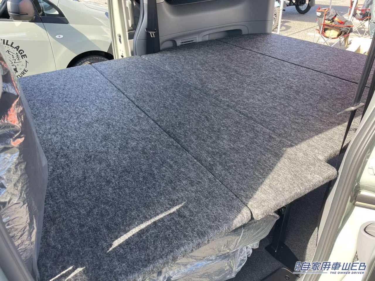 |超シンプルな荷室は使いやすさ抜群! 日産NV200バネットがベースのキャンパー