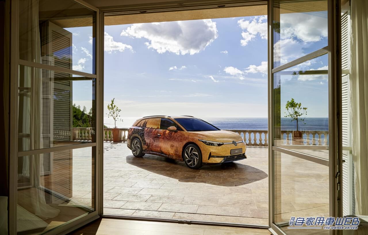 |フォルクスワーゲン、航続距離最大685kmの電動オールラウンダー「ID.7ツアラー」を世界初公開