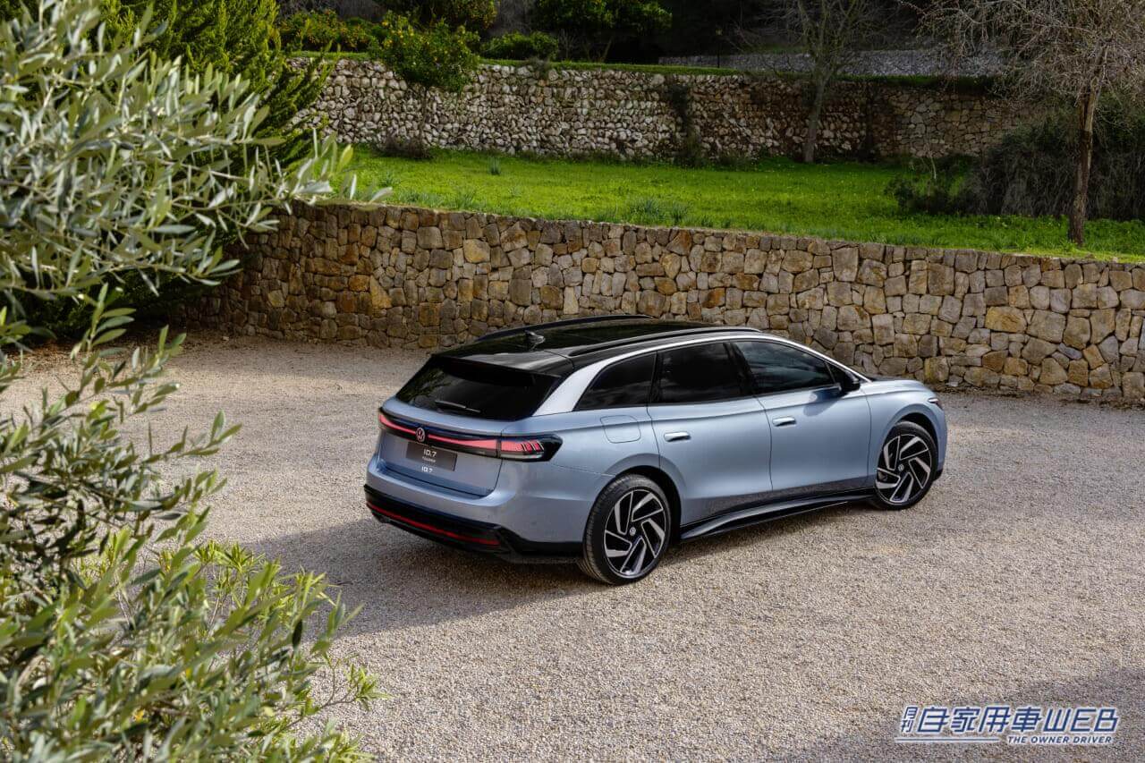 |フォルクスワーゲン、航続距離最大685kmの電動オールラウンダー「ID.7ツアラー」を世界初公開