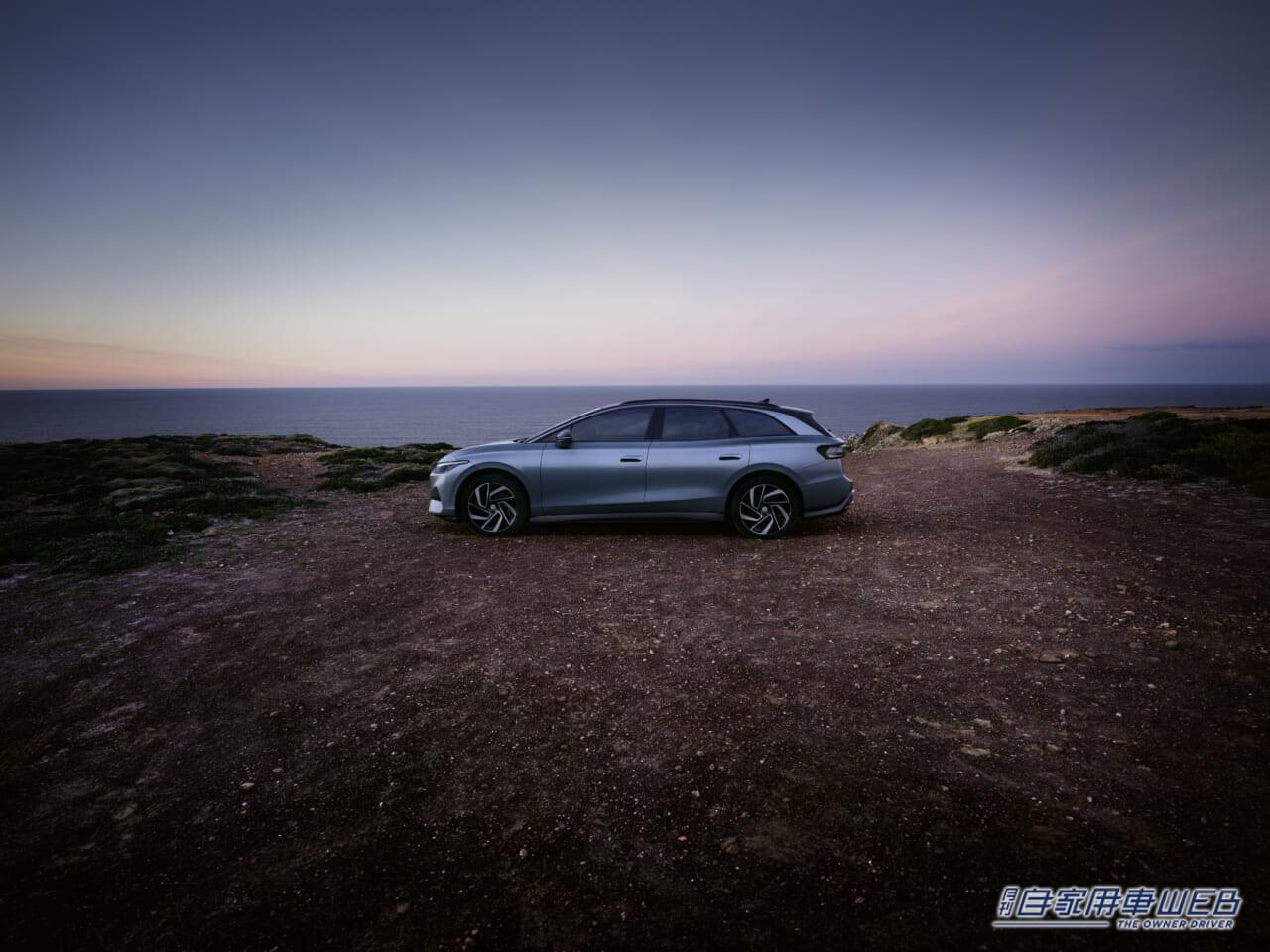 |フォルクスワーゲン、航続距離最大685kmの電動オールラウンダー「ID.7ツアラー」を世界初公開