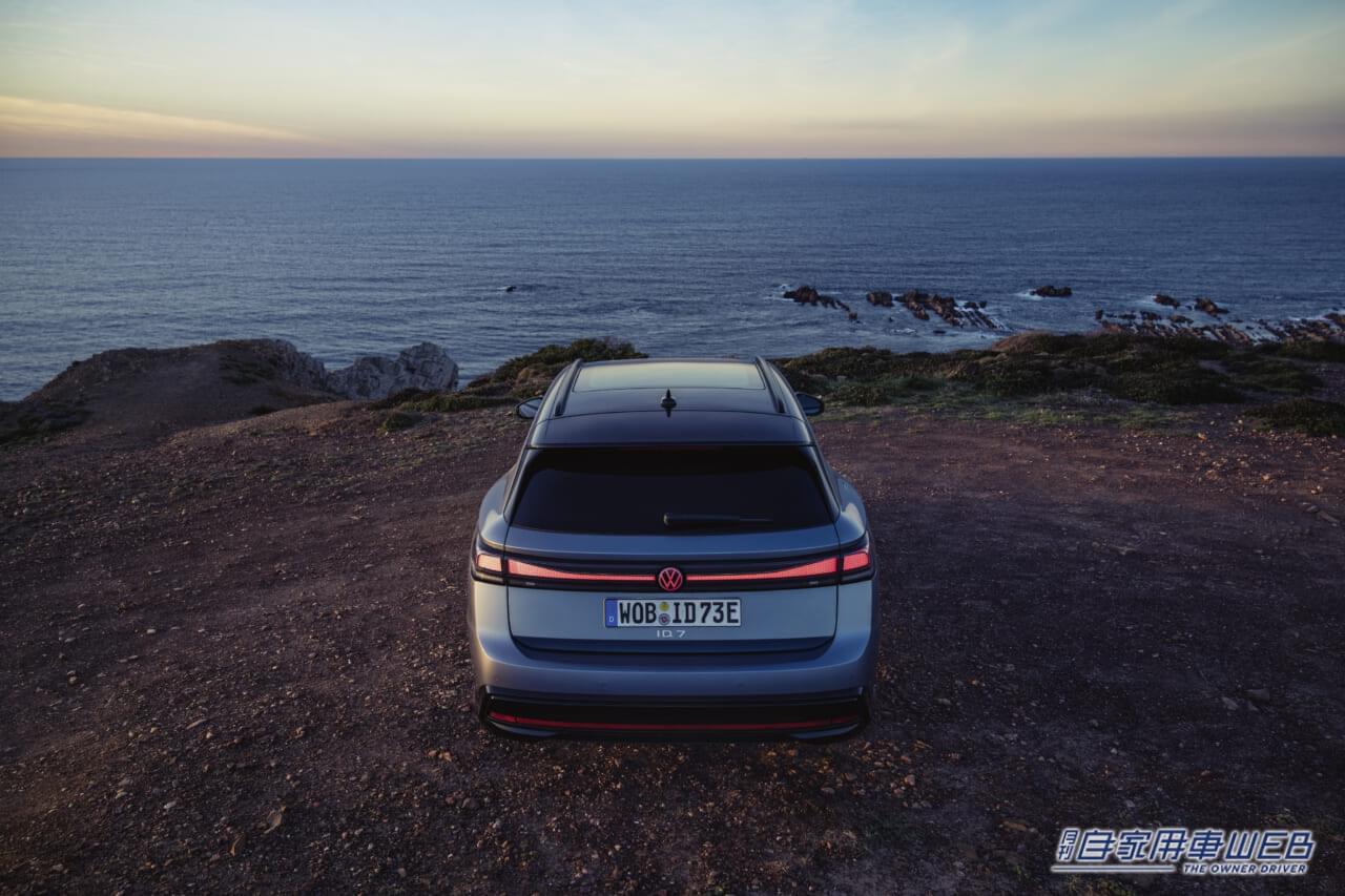 |フォルクスワーゲン、航続距離最大685kmの電動オールラウンダー「ID.7ツアラー」を世界初公開