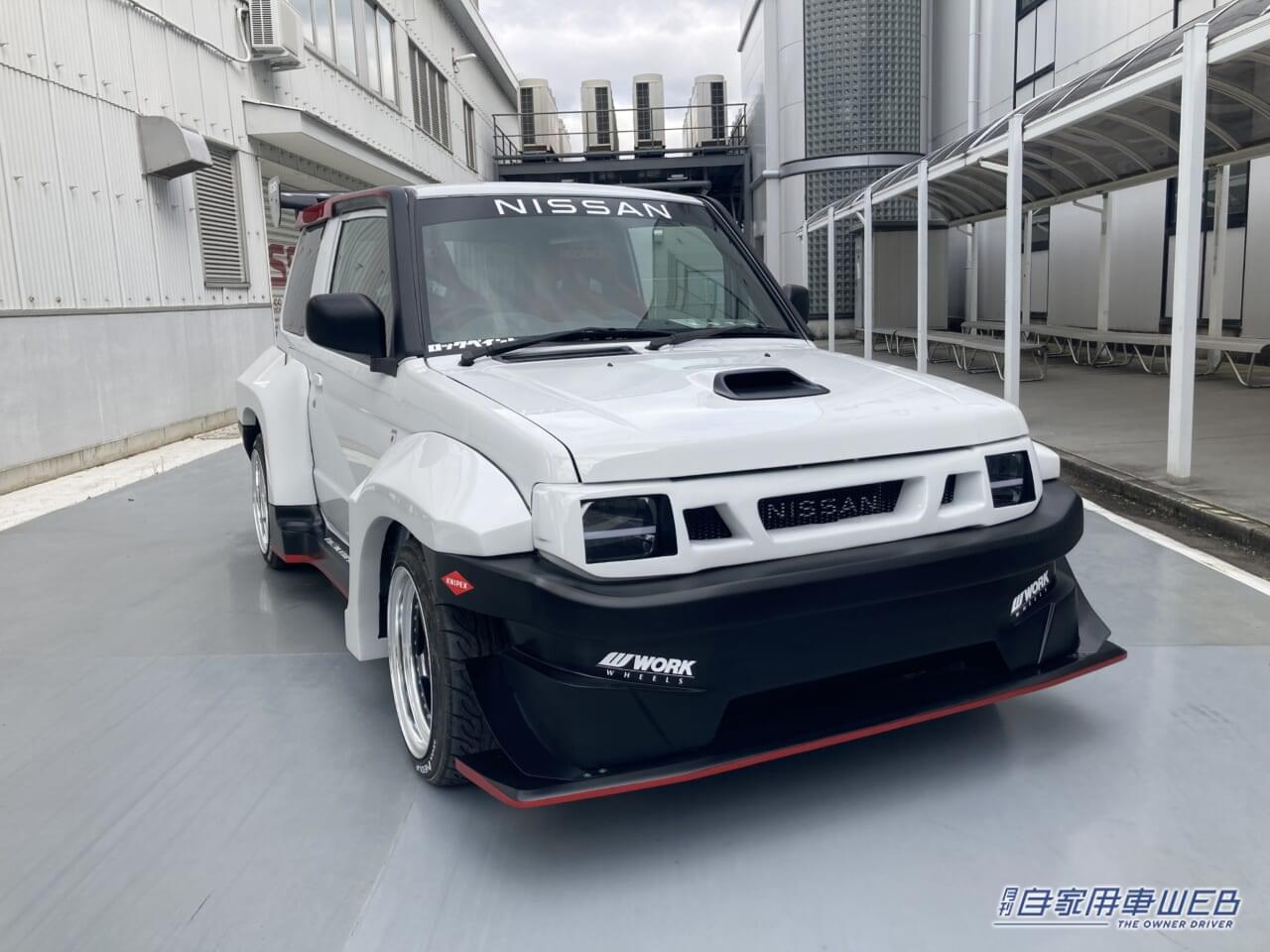 |日産・自動車大学校が制作したカスタマイズカーを「大阪オートメッセ2024」に出展 カスタムされたキューブなどを展示