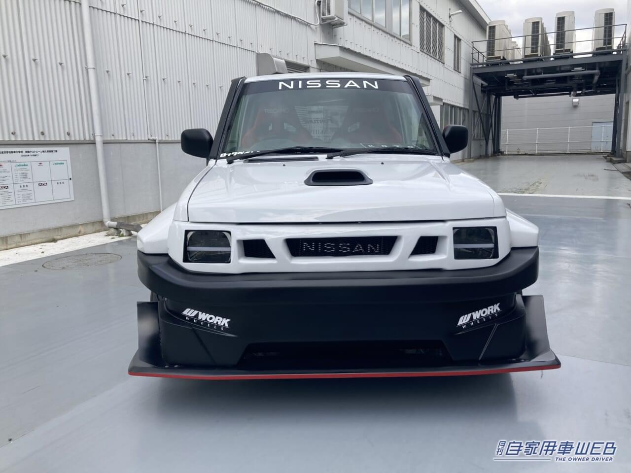 |日産・自動車大学校が制作したカスタマイズカーを「大阪オートメッセ2024」に出展 カスタムされたキューブなどを展示