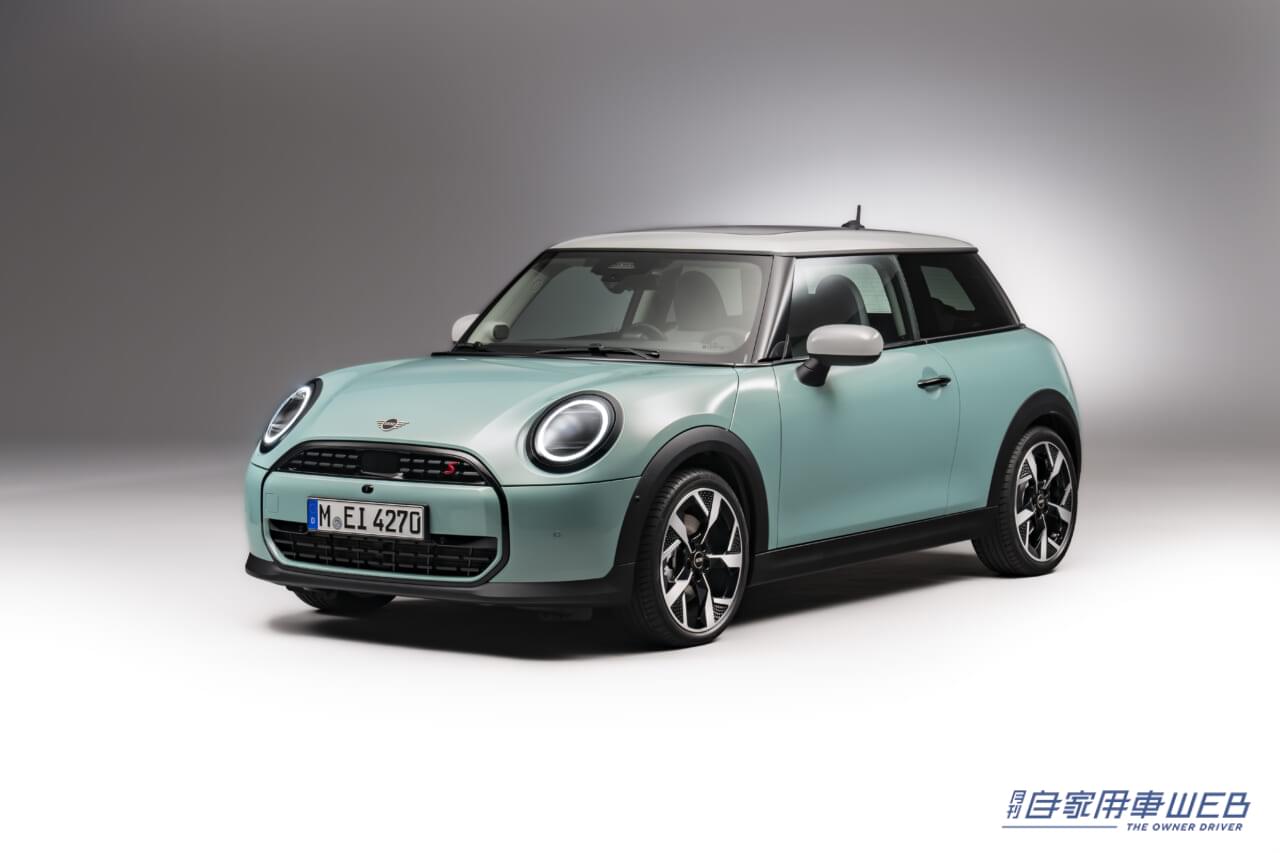 |MINI、ガソリンエンジンの3気筒「新型MINIクーパーC」と4気筒の「新型MINIクーパーS」を発表