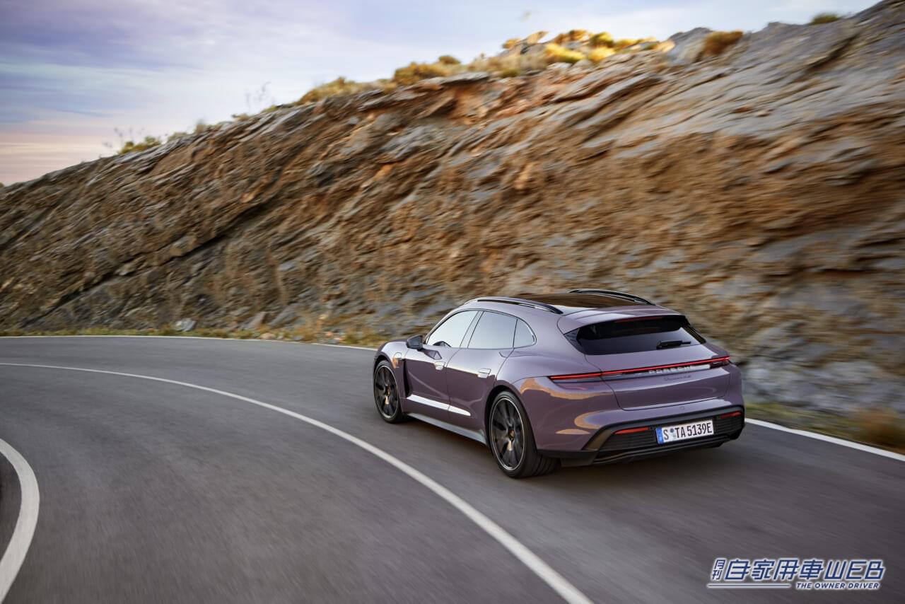 |ポルシェ、新型タイカンを発売。航続距離や加速が更に進化