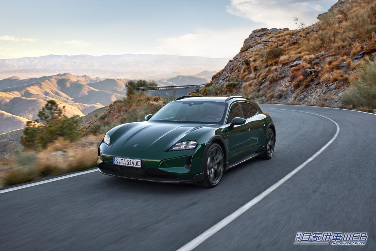 |ポルシェ、新型タイカンを発売。航続距離や加速が更に進化