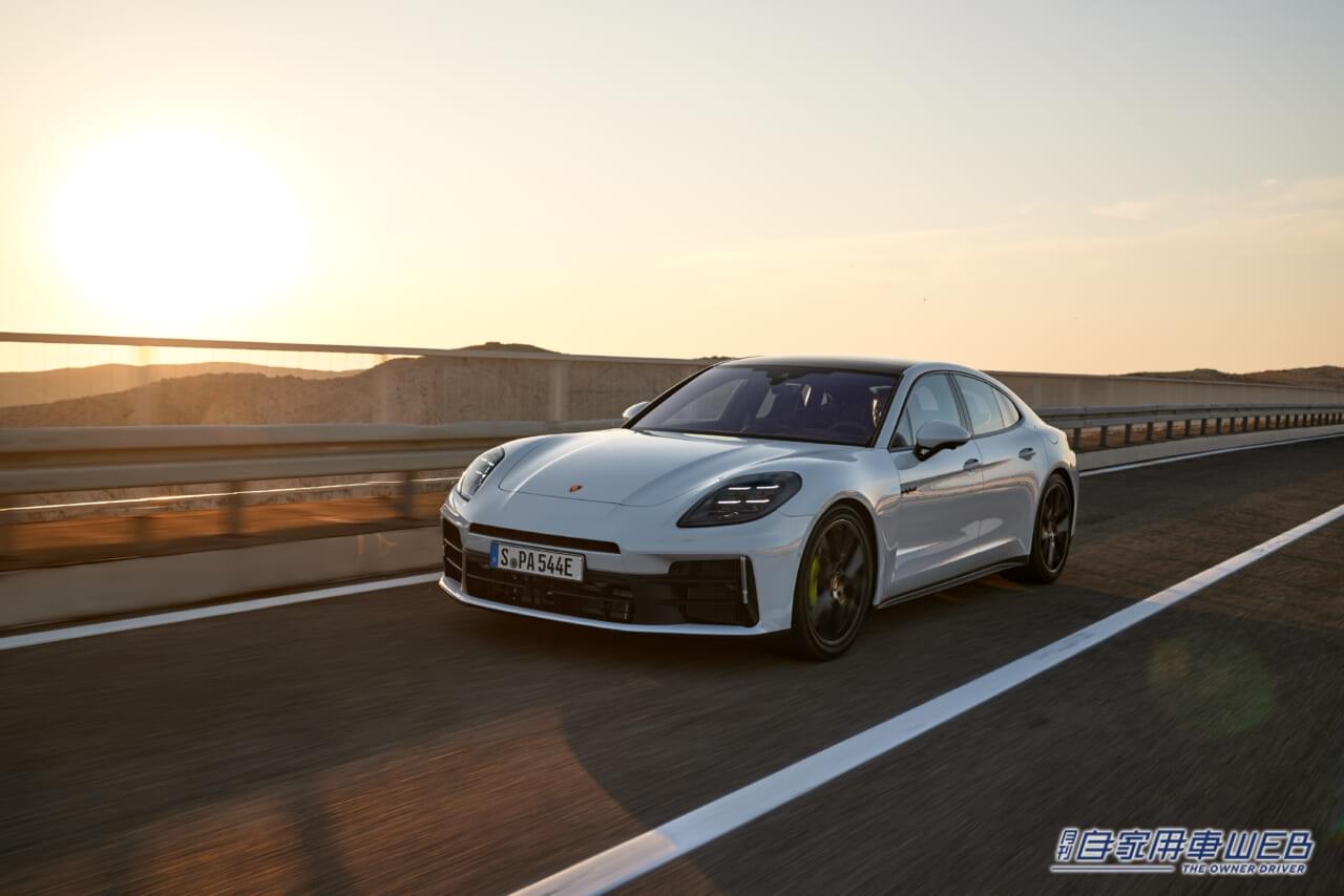 |ポルシェ、新型パナメーラのe-ハイブリッドを発表