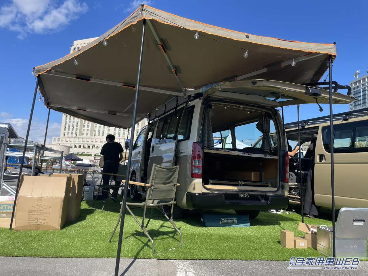 |この装備はマジで便利すぎる! 一度使ったら虜になるトヨタ ハイエースがベースのキャンパー