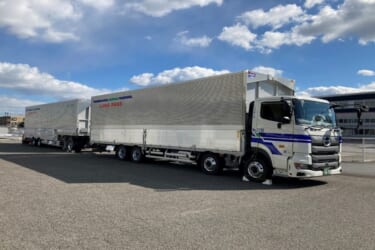 トヨタが25m連結フルトレーラー導入による輸送効率の改善など、物流の2024年問題に向けた取り組み状況を公表