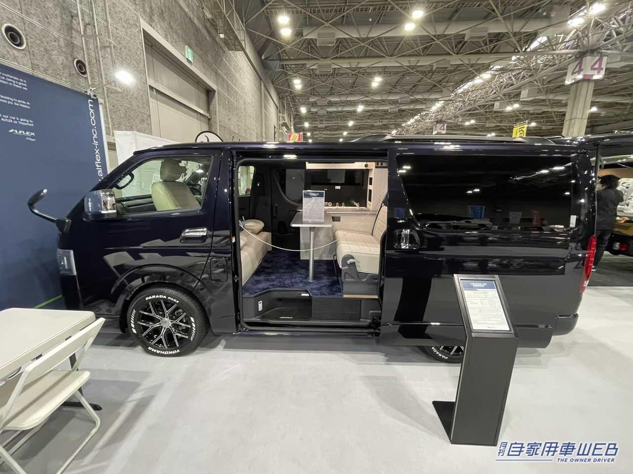 |高級感がありつつも派手すぎない! 落ち着く空間が魅力のトヨタ ハイエースがベースのキャンパー