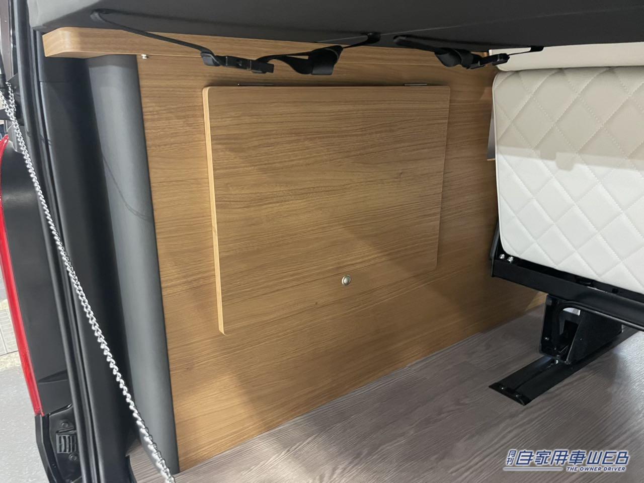 |広さ重視のモダンな車内がいい感じ! トヨタ ハイエースがベースのキャンパー