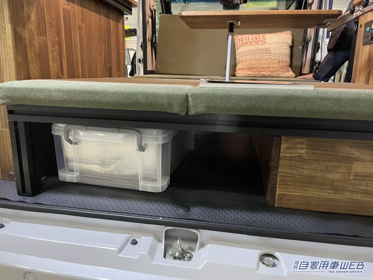 |広さと装備のバランスが良いダイハツ アトレーがベースの軽キャンパー