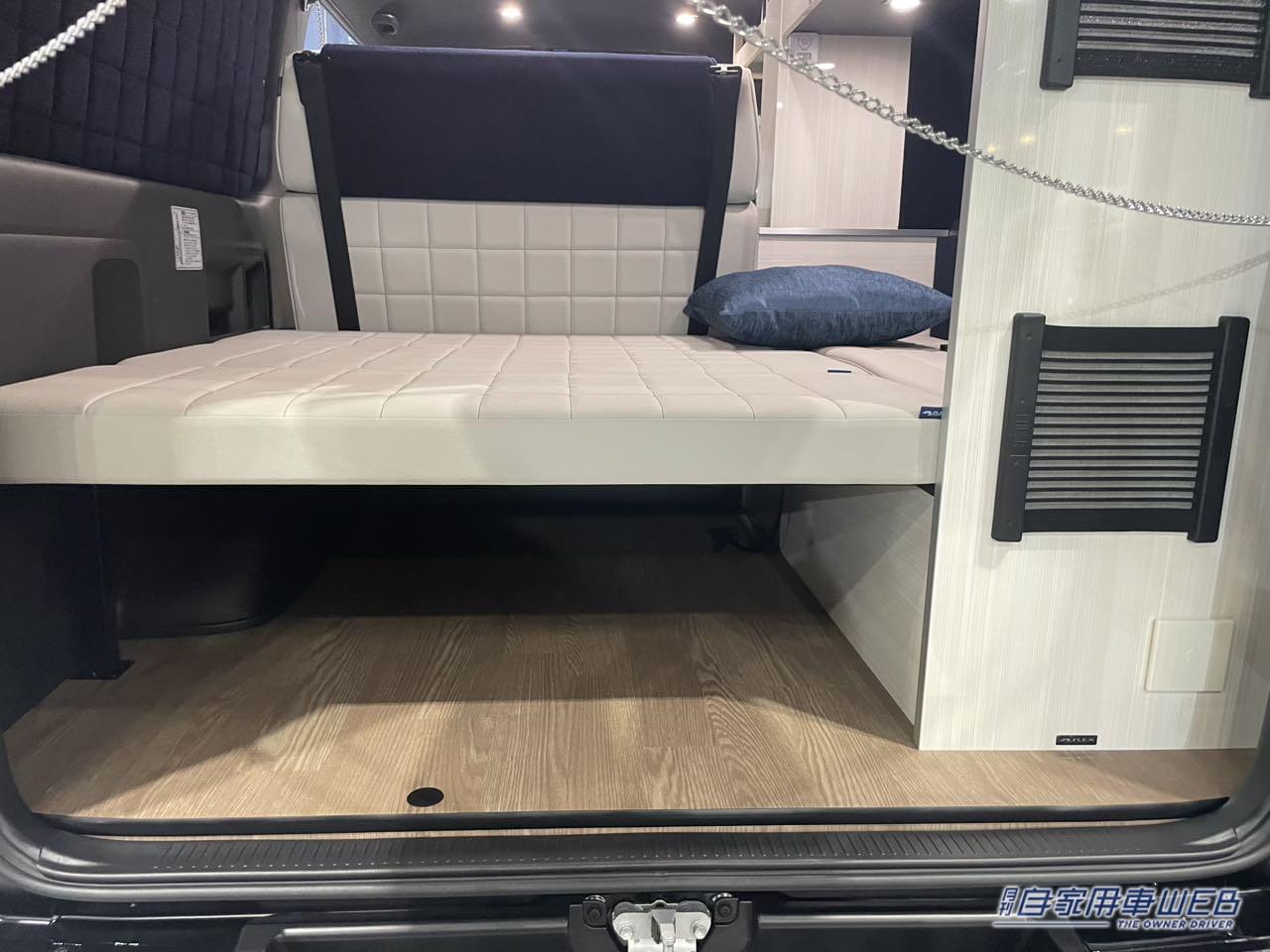 |高級感がありつつも派手すぎない! 落ち着く空間が魅力のトヨタ ハイエースがベースのキャンパー