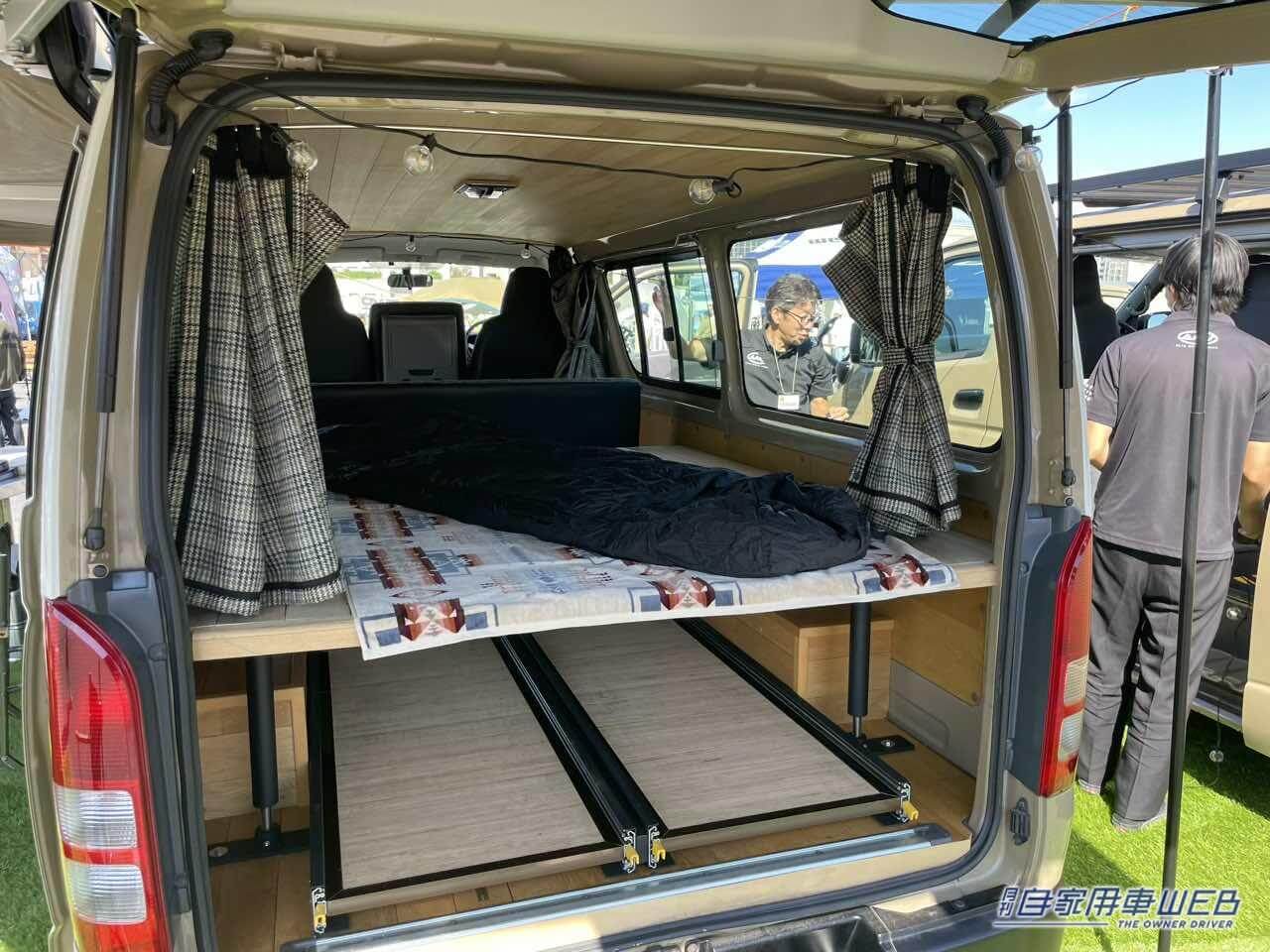 |この装備はマジで便利すぎる! 一度使ったら虜になるトヨタ ハイエースがベースのキャンパー