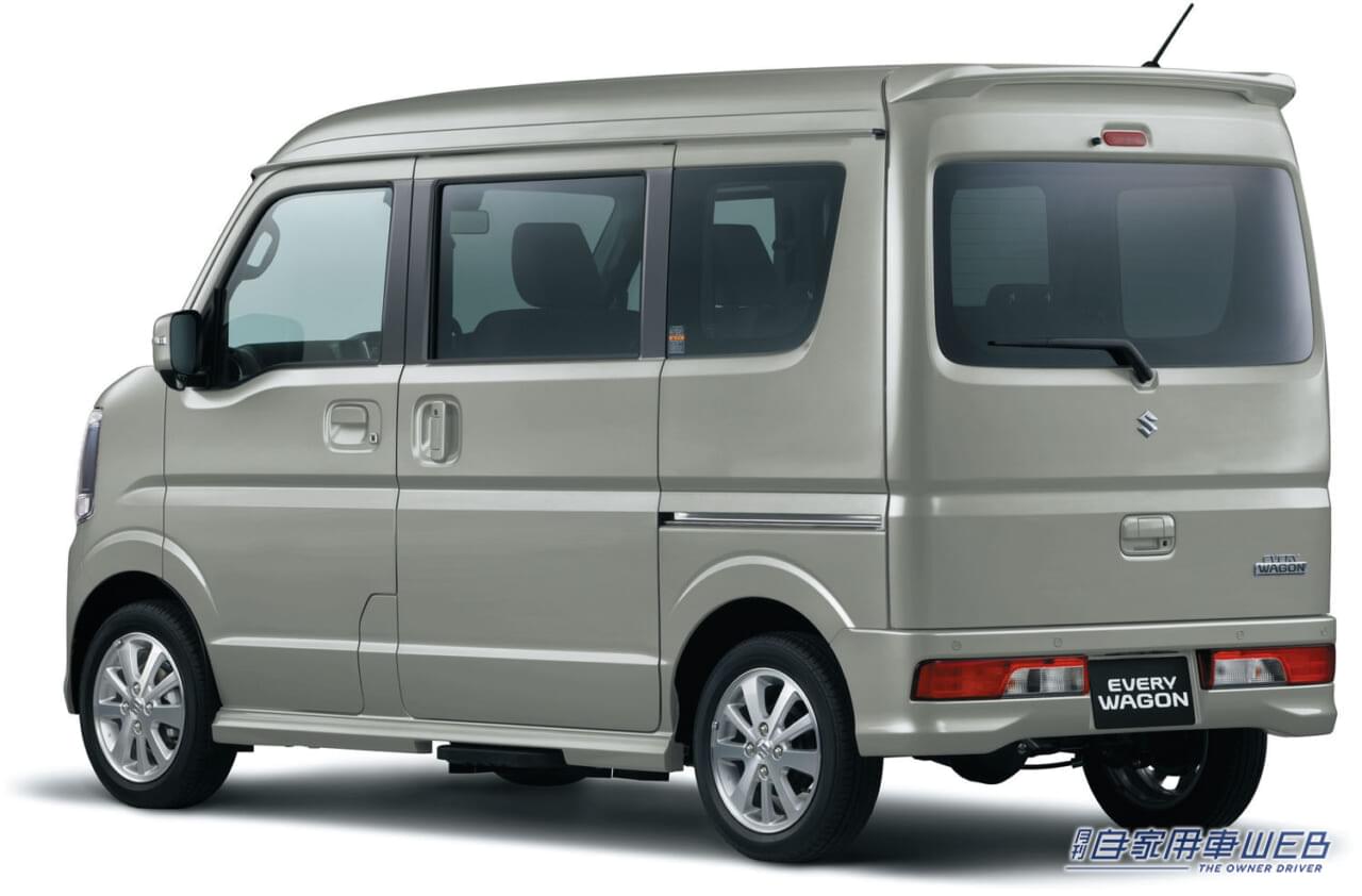 |スズキ、「エブリイ」、「エブリイワゴン」に新ボディカラー、新たにCVTを設定するなど、一部仕様変更を実施