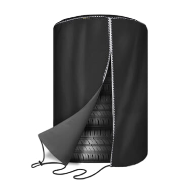 タイヤを長持ちさせるのにオススメ!4本まとめて保管できる厚手タイヤカバーが新登場!