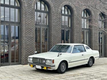 ネッツトヨタ富山が昭和55年式のクラウン(MS110)をレストア「ノスタルジック2days」に展示
