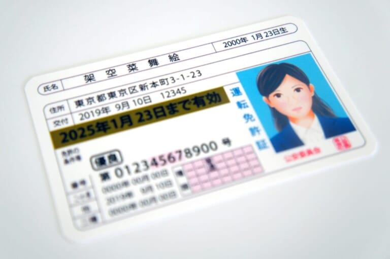 運転免許証のイメージ