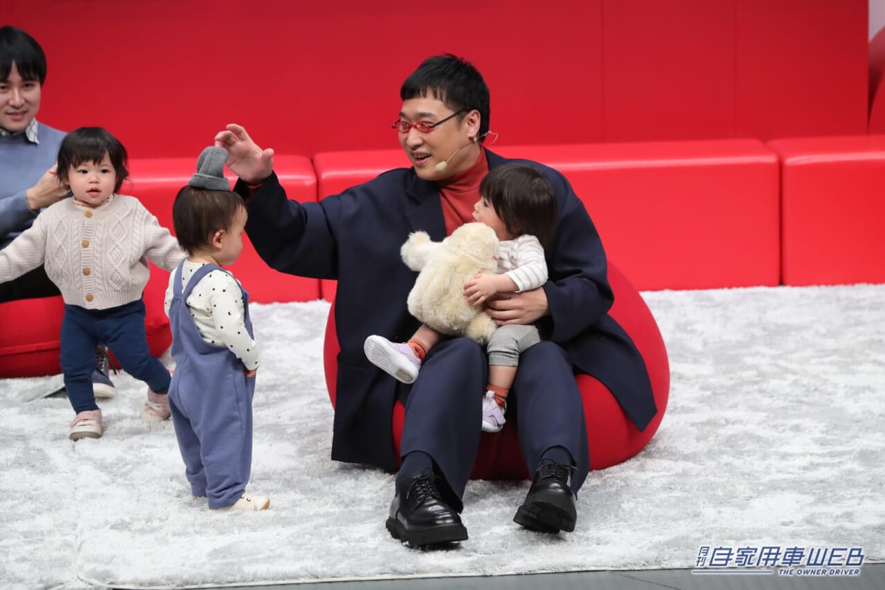 |南海キャンディーズ 山里亮太さんも注目! 運転中の子守り支援ロボット「INTELLIGENT PUPPET イルヨ」がお披露目!