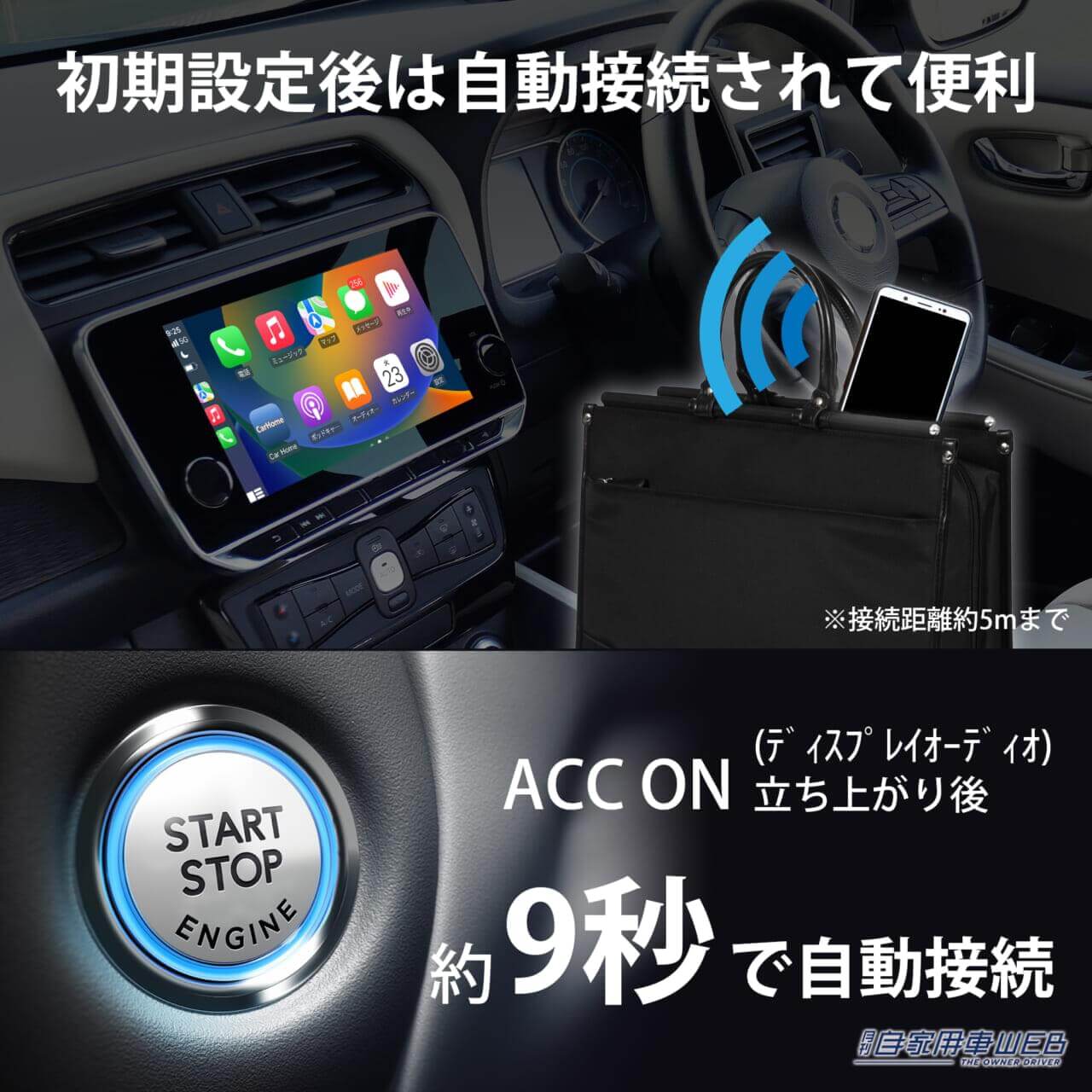 |「スマホとクルマがワイヤレスでつながる」「有線接続にはもう戻れない…」自動接続で便利すぎる神カー用品を紹介!